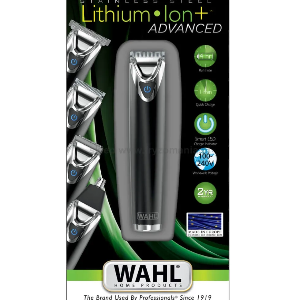 Wahl Home Lithium Ion+ Advanced, trymer wielofunkcyjny do strzyżenia z wymiennymi głowicami, bezprzewodowy