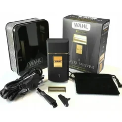Wahl 3615 Travel Shaver Gold Edition Golarka do brody i włosów, bezprzewodowa