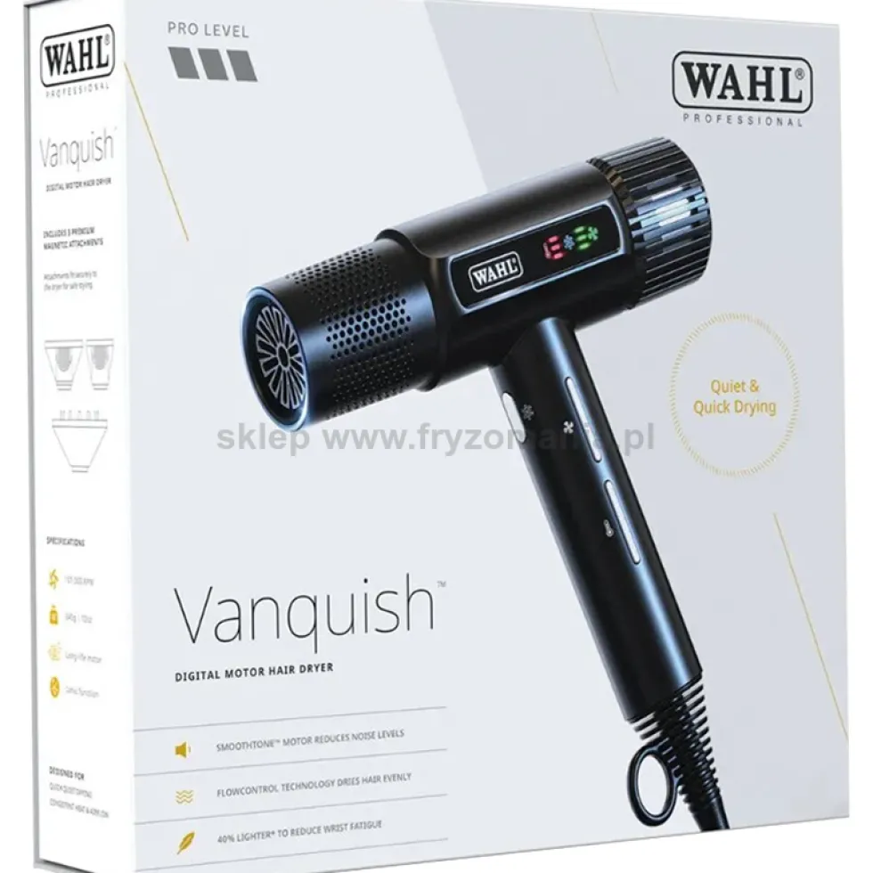 Wahl Vanquish Suszarka do włosów z jonizacją, różne kolory 1600W