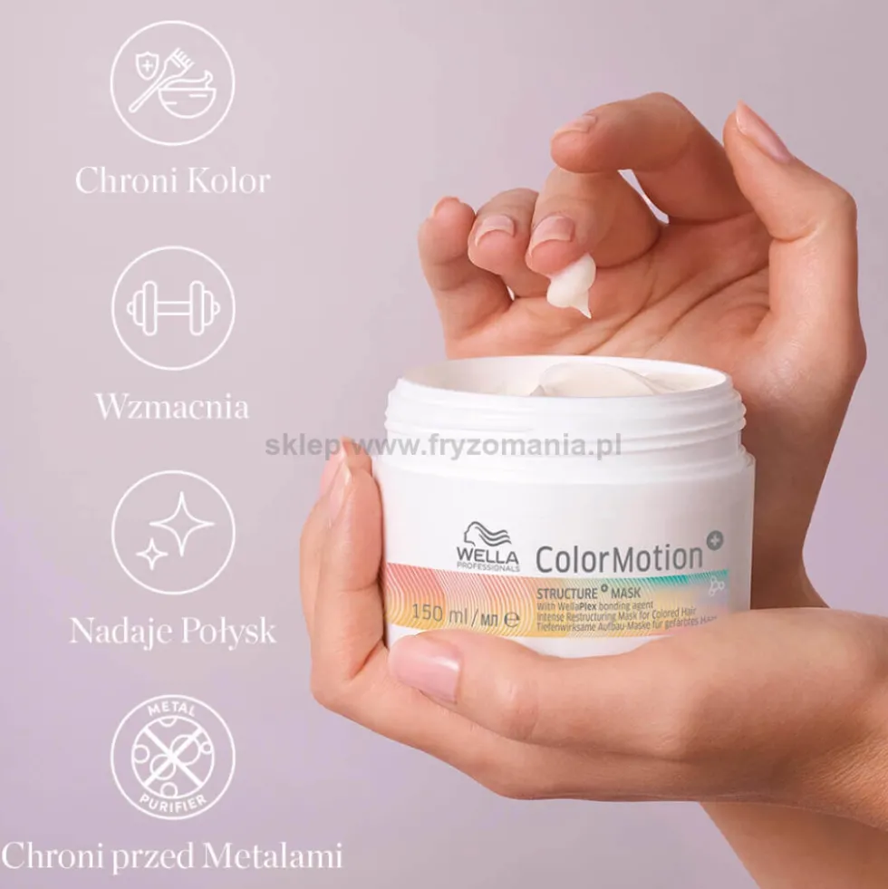 Wella Professionals Color Motion+ Maska do włosów farbowanych i zniszczonych, chroniąca kolor 150ml