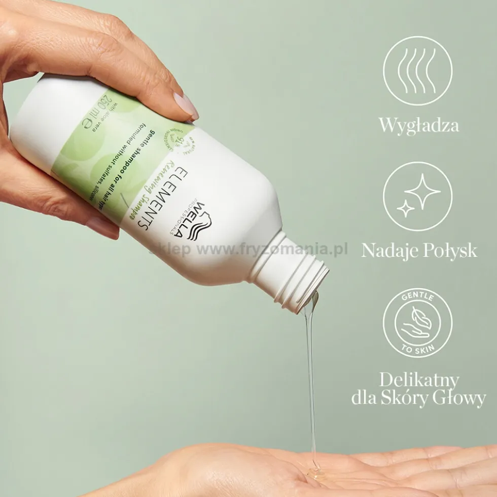 Wella Professionals Elements Renewing Szampon odbudowujący do włosów, delikatny dla skóry głowy 250ml