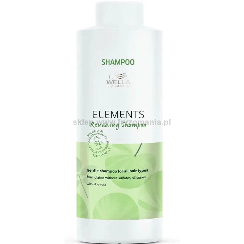 Wella Professionals Elements Renewing, szampon do wszystkich rodzajów włosów 1000ml