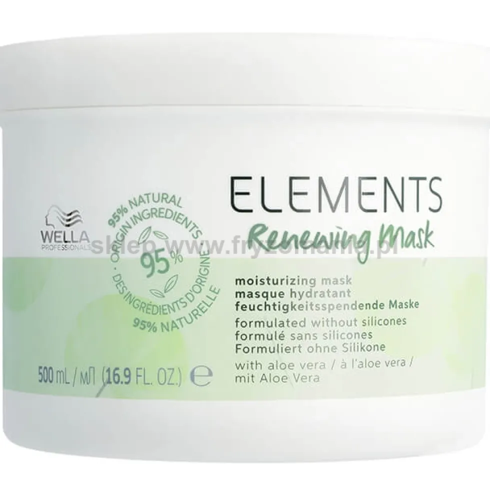 Wella Professionals Elements Renewing Maska nawilżająca do włosów 500ml