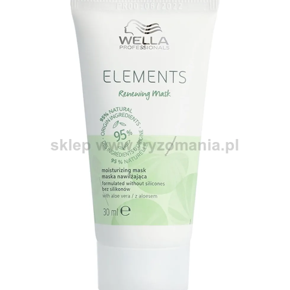 Wella Professionals Elements Renewing Maska nawilżająca do włosów z aloesem 30ml