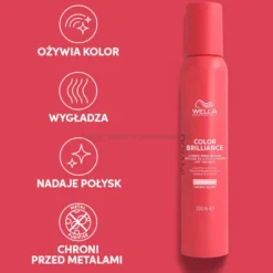 Wella Professionals Invigo Color Brillance Odżywka w piance do włosów farbowanych 200ml