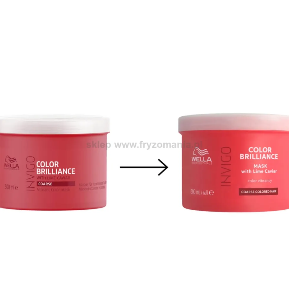 Wella Professionals INVIGO Color Brilliance Coarse Maska do włosów farbowanych, grubych 500ml