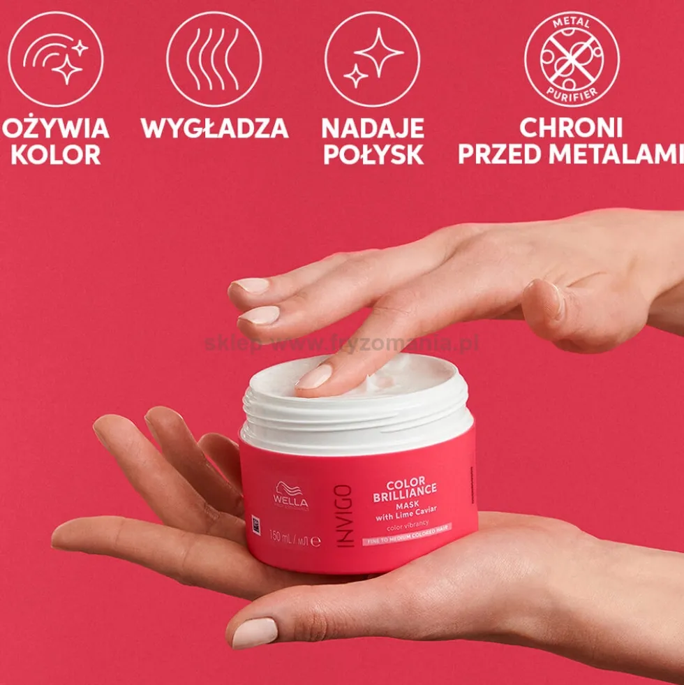 Wella Professionals Invigo Color Brilliance Fine Maska do włosów farbowanych cienkich i normalnych 500ml
