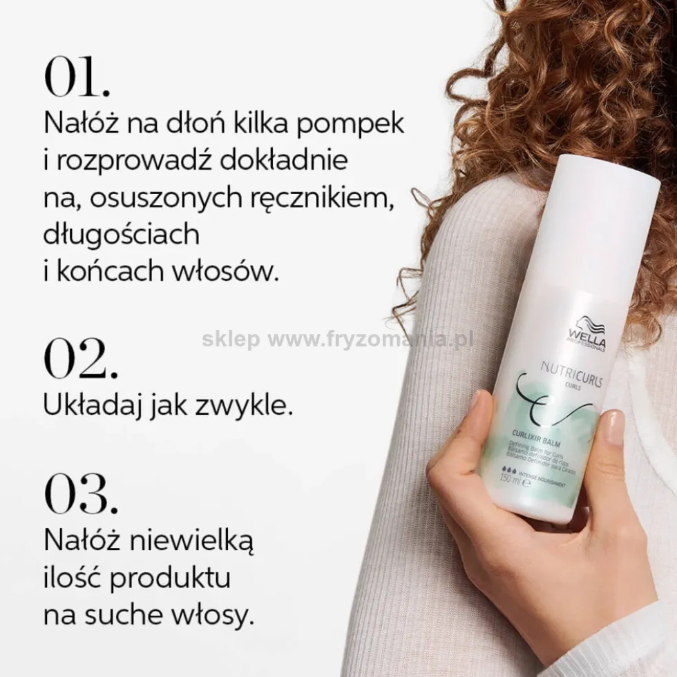 Wella Professionals Nutricurls Curlixir Balsam do włosów kręconych 150ml