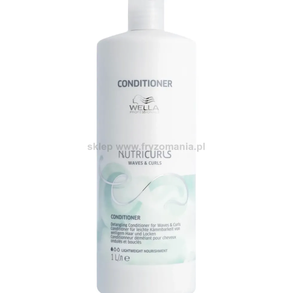 Wella Professionals Nutricurls Waves&Curls Odżywka do włosów kręconych i falowanych 1000ml