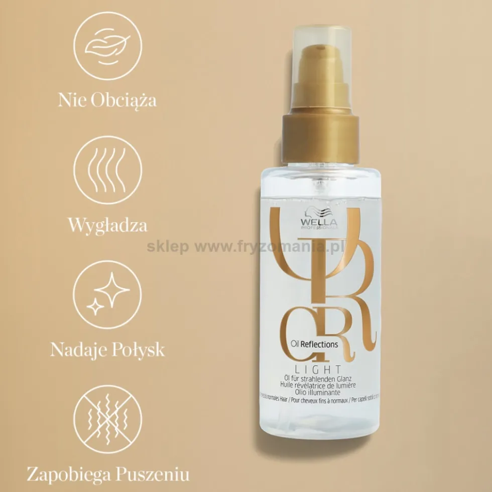 Wella Professionals Oil Reflections Light Olejek do włosów przywracający blask 100ml