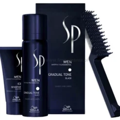 Wella Professionals SP Men Gradual Tone Black pianka przywracająca naturalny kolor włosów, odsiwiacz - czarny