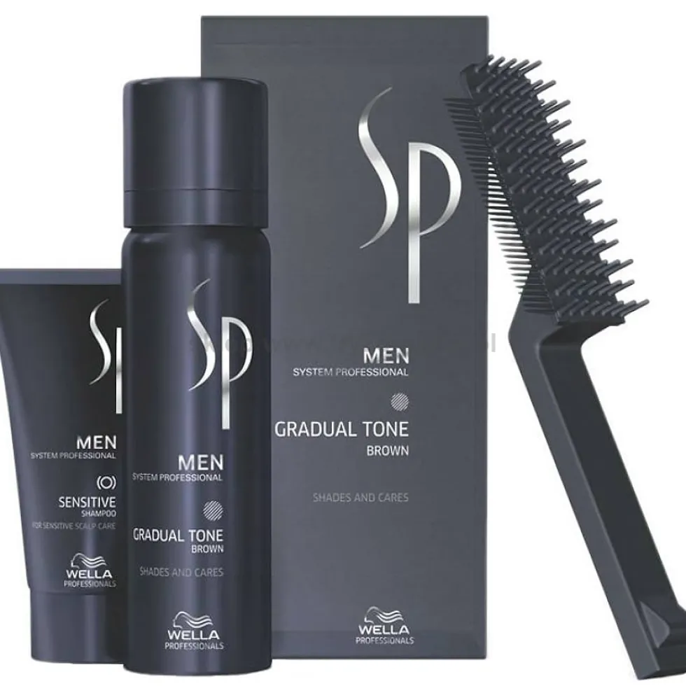 Wella Professionals SP Men Gradual Tone Brown pianka przywracająca naturalny kolor włosów, odsiwiacz brąz