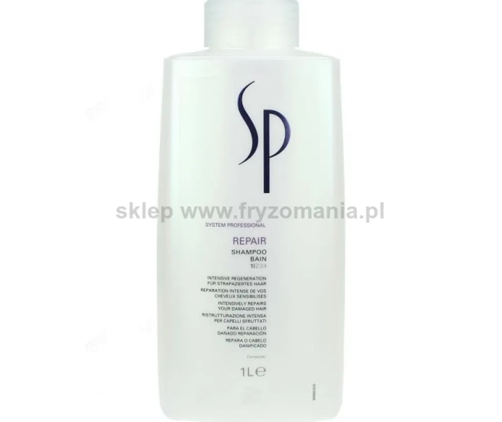 Wella Professionals SP Repair shampoo szampon regenerujący strukturę włosów zniszczonych 1000ml