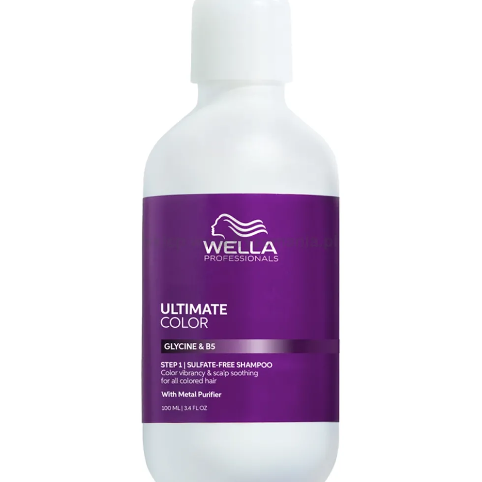 Wella Professionals Ultimate Color - zestaw do włosów farbowanych szampon 100ml, odżywka 30ml i maska b/s 30ml