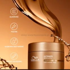 Wella Professionals Ultimate Smooth Maska do włosów suchych i puszących się 500ml