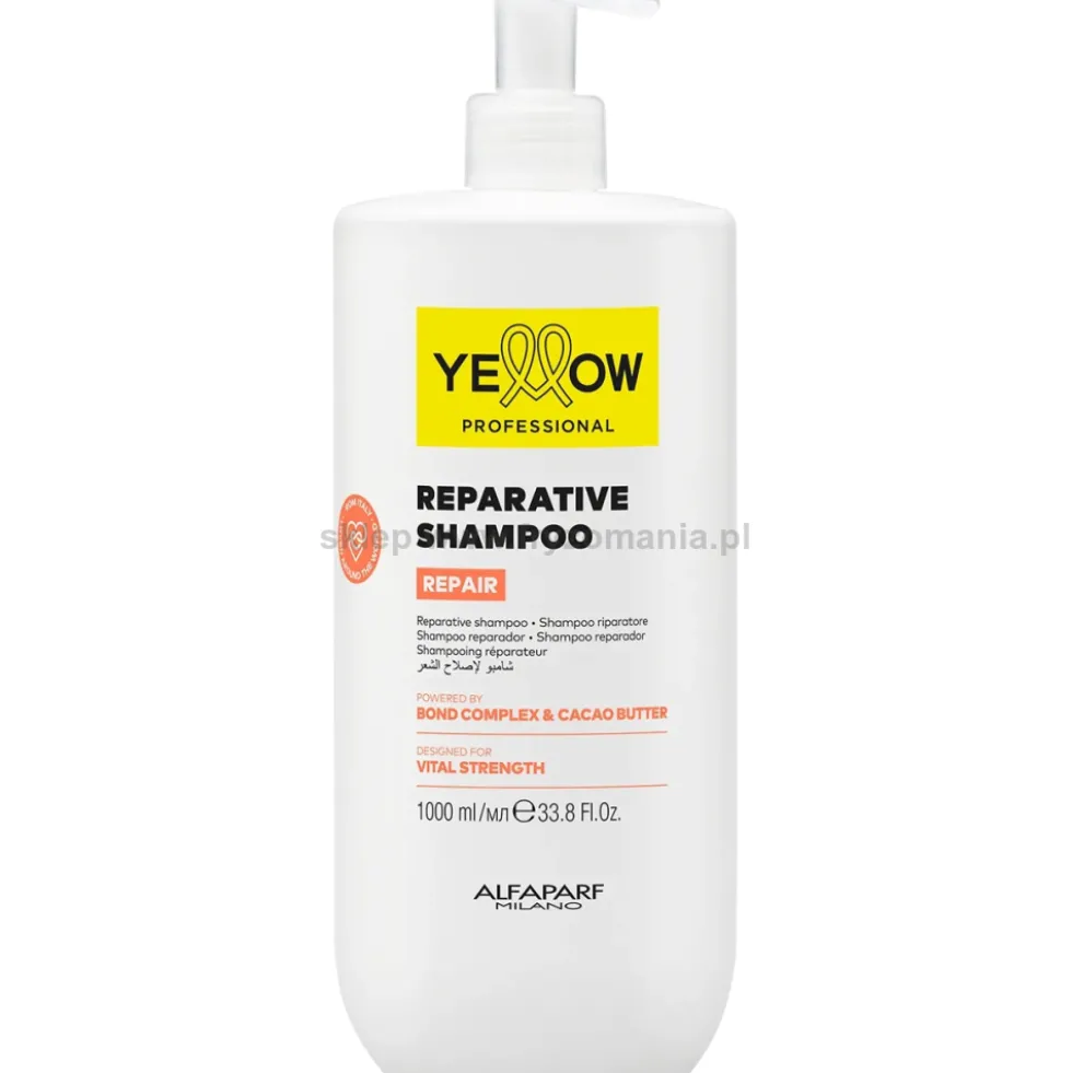 Yellow Professional Repair Szampon do włosów zniszczonych 1000ml