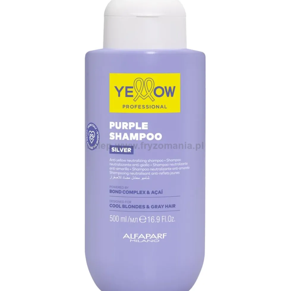 Yellow Professional Silver Purple Szampon do włosów blond 500ml