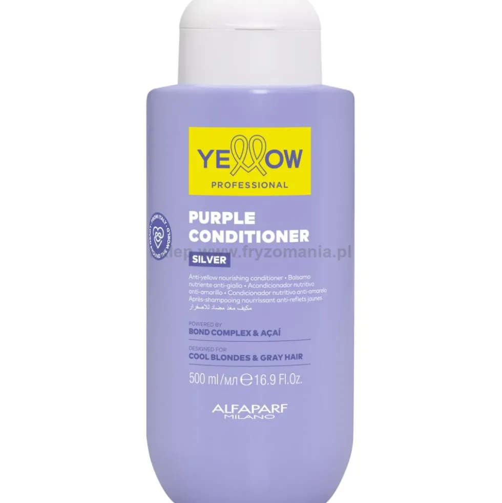 Yellow Professional Silver Purple Odżywka do włosów blond 500ml