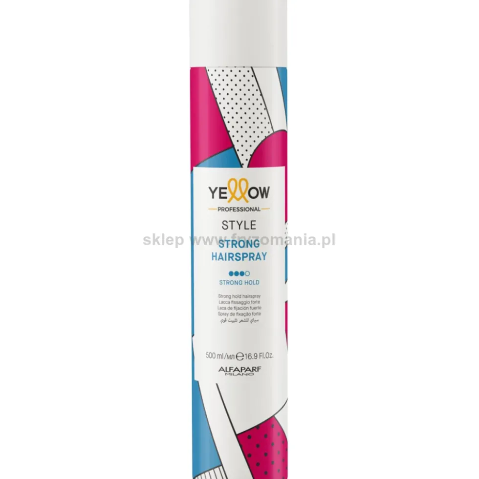 Yellow Professional Style Strong Lakier do włosów mocny 500ml