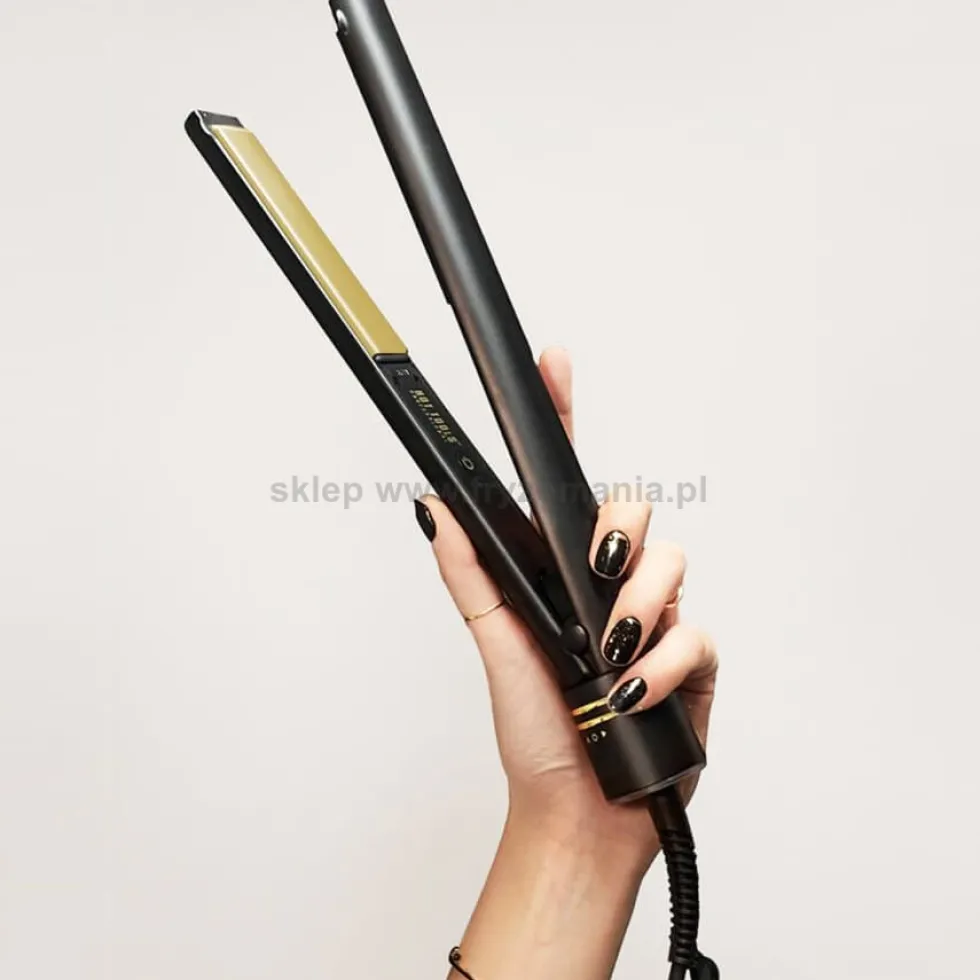 Zestaw Hot Tools Evolve 25mm Prostownica tytanowa, klipsy fryzjerskie i peleryna GRATIS