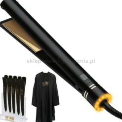 Zestaw Hot Tools Evolve 25mm Prostownica tytanowa, klipsy fryzjerskie i peleryna GRATIS