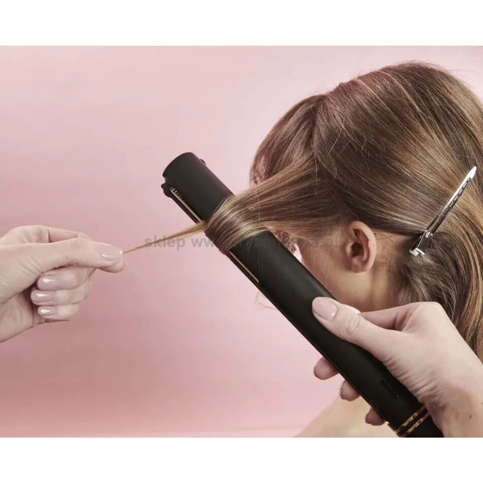 Zestaw Hot Tools Evolve 25mm Prostownica tytanowa, klipsy fryzjerskie i peleryna GRATIS