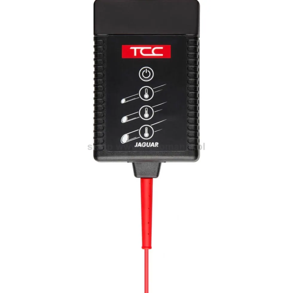 Zestaw Jaguar Thermocut TCC Carecut Nożyczki do strzyżenia na gorąco i Jaguar A-Line Black zestaw grzebieni antystatycznych GRATIS