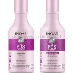 Zestaw : 2 x Inoar Pos Progress Duo Pack zestaw po keratynowym prostowaniu włosów 2x250ml