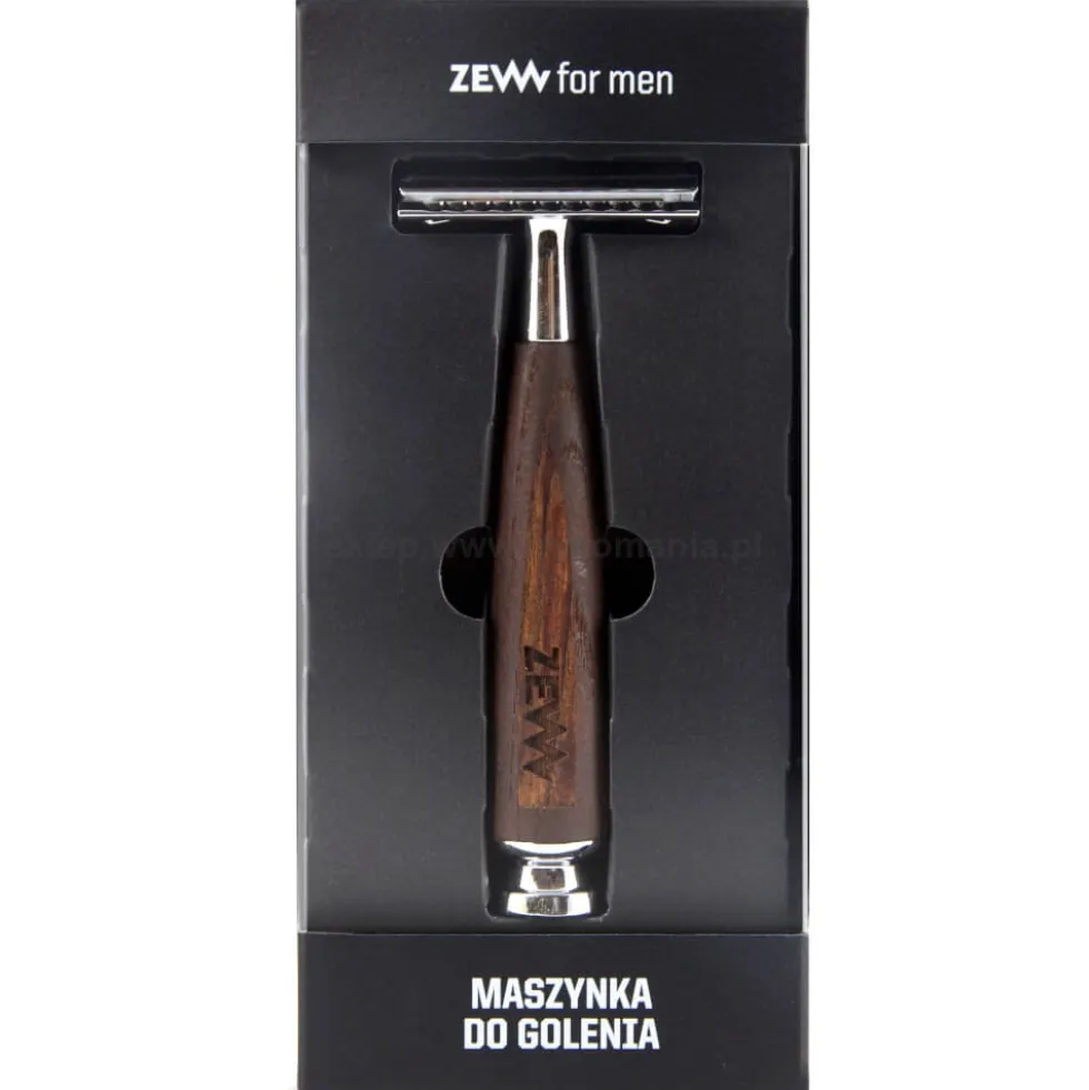 ZEW for men Maszynka do golenia na wymienne żyletki z drewna jesionowego