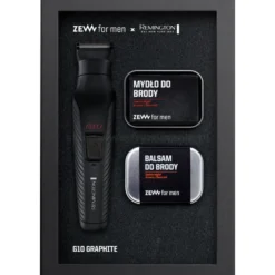 ZEW for men x Remington G10 - zestaw trymer do brody, mydło i balsam do brody