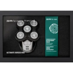 ZEW for men x Remington RX5 - zestaw golarka do głowy i krem po goleniu